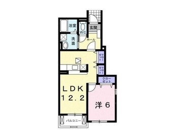 間取図 和歌山線/下兵庫駅 徒歩6分 1階 築19年