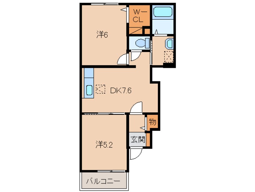 間取図 ウェル・パレス　Ⅰ