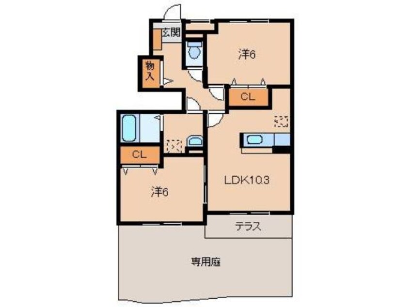 間取図 アスターラビスタⅠ