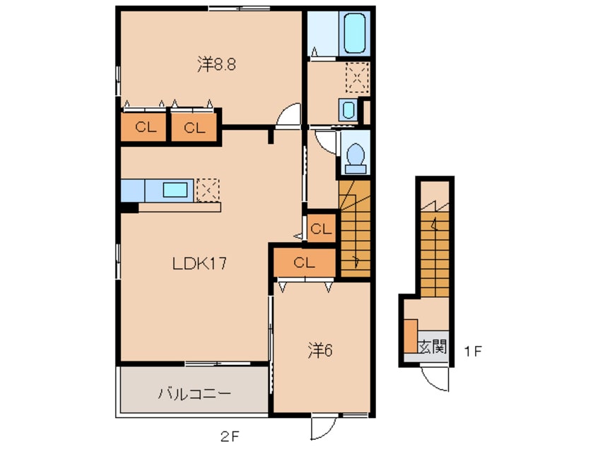 間取図 アスターラビスタⅢ