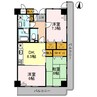 EAST VILLAGE 2001 3DKの間取り