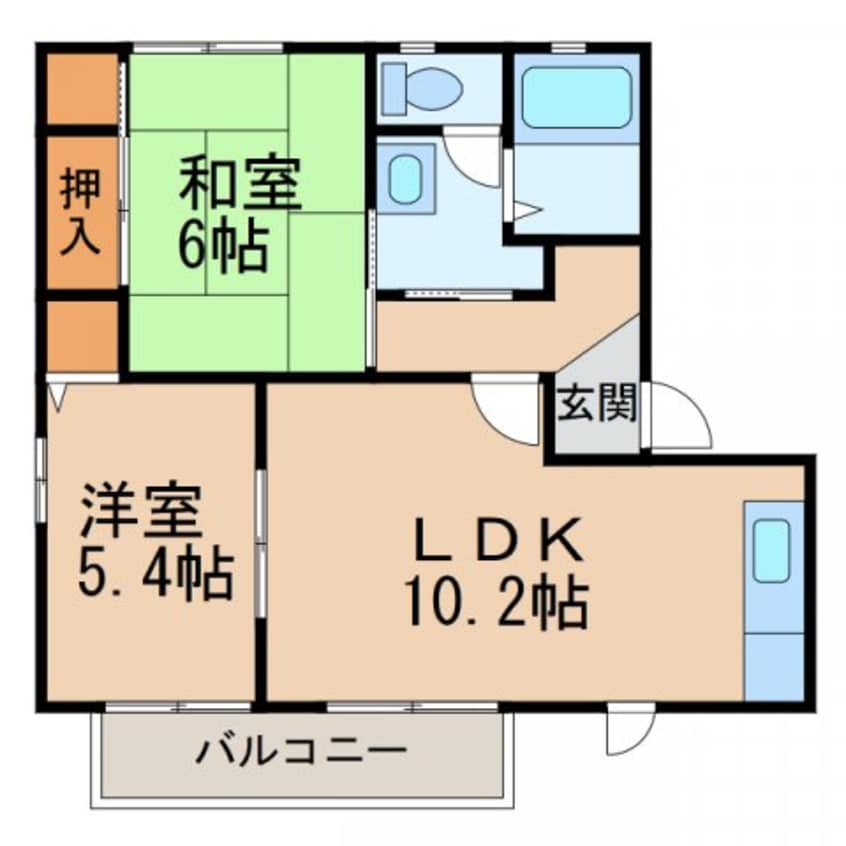 間取図 バリュージュ保田