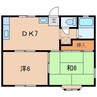 ダイナスティ 2DKの間取り