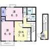 メゾン　コリーヌⅡ 2DKの間取り