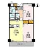EAST VILLAGE 2001 2LDKの間取り