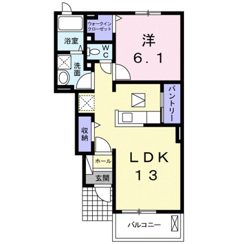 間取図 和歌山線/紀伊山田駅 徒歩16分 1階 築6年