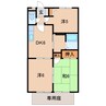 ロイヤルハイツ三石 3DKの間取り