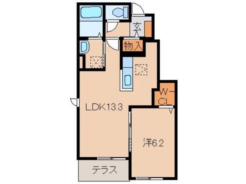 間取図 ヴェリテ・ヴィラージュ