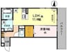 D-room東公園 1LDKの間取り