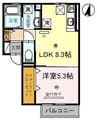 パストラルありえ　Ⅰ 1LDKの間取り