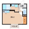 南海本線/和歌山市駅 徒歩18分 2階 築20年 1Rの間取り