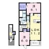 和歌山線/下兵庫駅 徒歩7分 2階 築4年 2LDKの間取り