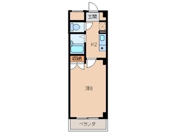 間取図 コモドアロッジオ