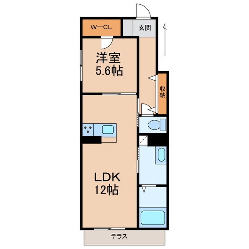 間取図 シャーメゾン黒田