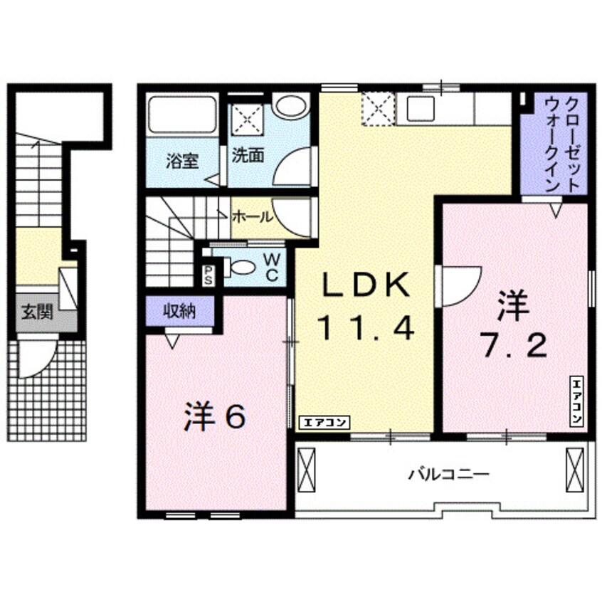 間取図 シャルパンティエ　Ⅲ
