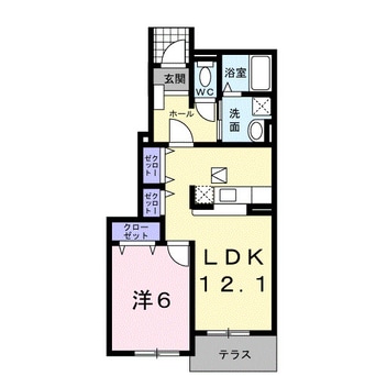 間取図 和歌山線/紀伊山田駅 徒歩14分 1階 築19年