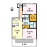 グレイス堀川 2DKの間取り
