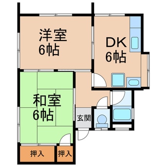 間取図 メゾンフェリス金池Ⅰ