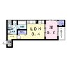 きのくに線・紀勢本線/紀和駅 徒歩6分 2階 建築中 1LDKの間取り