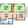 グリーンフル梅田 3DKの間取り