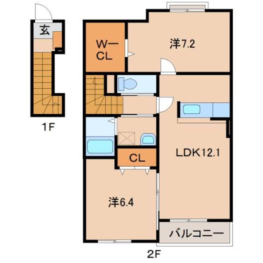 間取図 リジェールⅠ