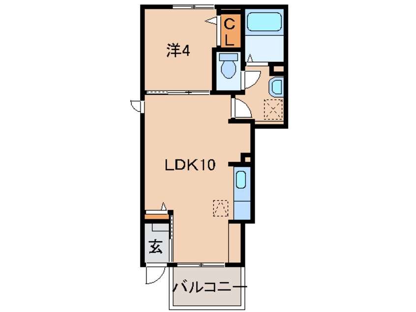 間取図 和歌山線/岩出駅 バス9分中島北下車:停歩5分 1階 築11年