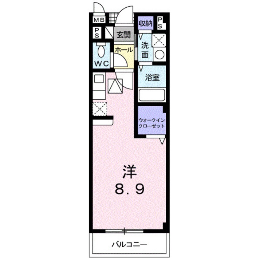 間取図 南海高野線/御幸辻駅 徒歩9分 1階 築15年