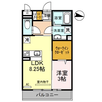 間取図 きのくに線・紀勢本線/和歌山市駅 徒歩26分 3階 築9年