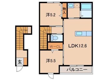 間取図 モイスシャームＭ