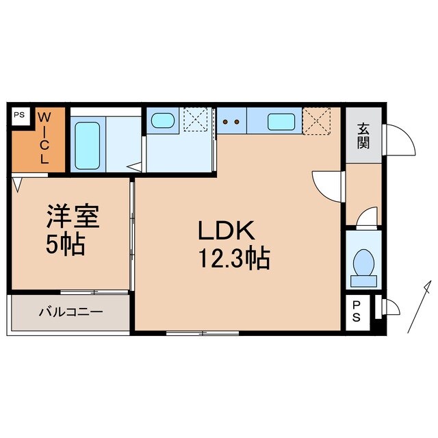 間取り図 フジパレス秋月川田