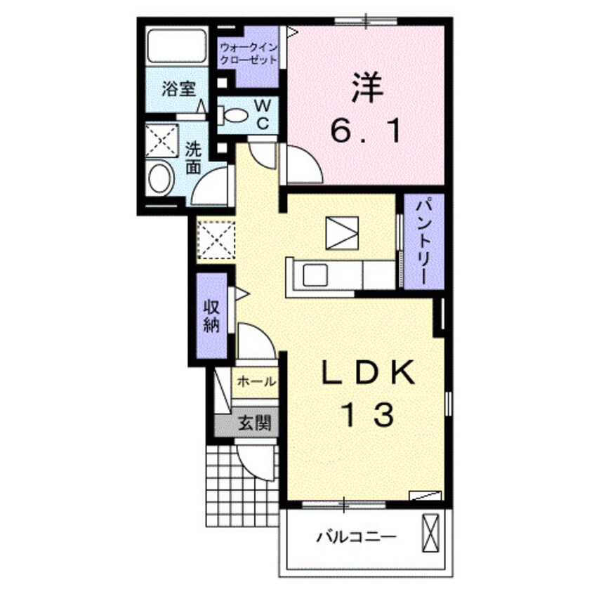 間取図 ヴェルソー加納