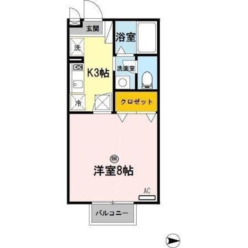 間取図 ソレイユ・オーミ