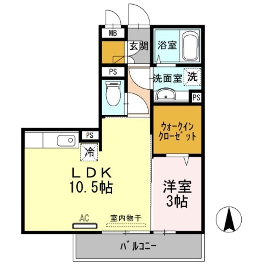 間取図 クリーク パレス