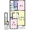和歌山線/下井阪駅 徒歩8分 2階 築8年 2LDKの間取り