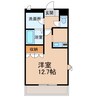 アクアマリンＫ 1Kの間取り