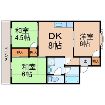 間取図 ヴィラ貴志川