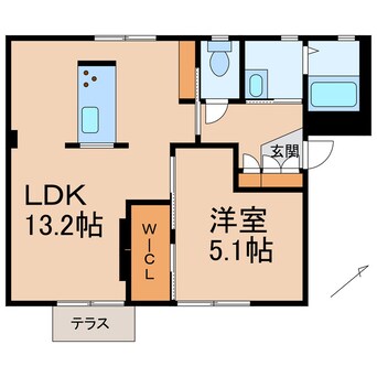 間取図 フォーレス有本