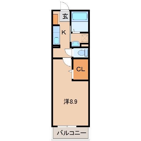 間取り図 きのくに線・紀勢本線/宮前駅 徒歩14分 3階 築9年