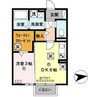モナリエan 1DKの間取り