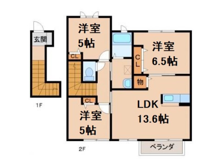 間取図 シャーメゾン･セレナ