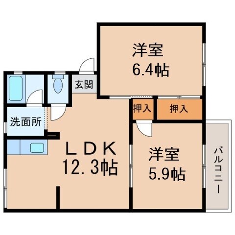 間取り図 ラベニュー谷口
