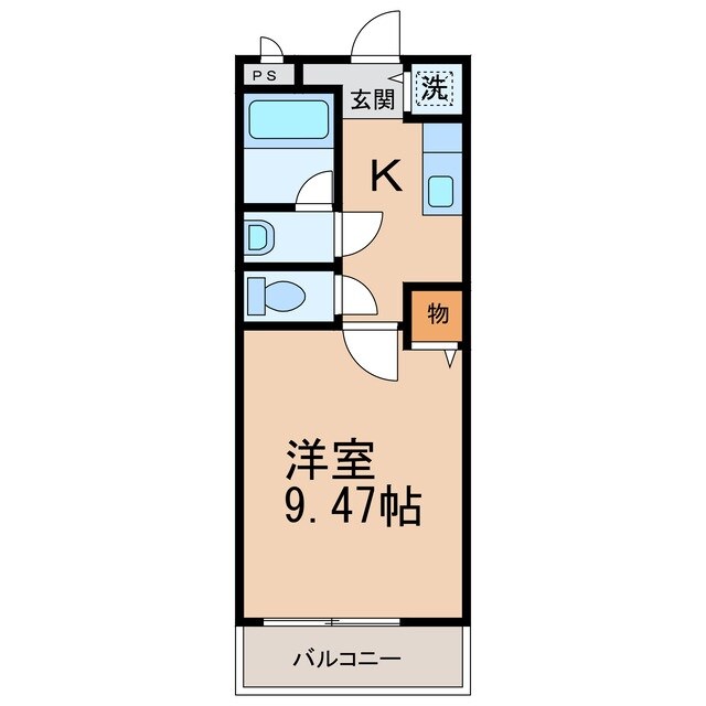 間取り図 南海本線/和歌山市駅 バス12分日赤医療センター前下車:停歩6分 2階 築20年