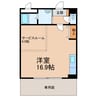 コンフォース２１ 1Rの間取り