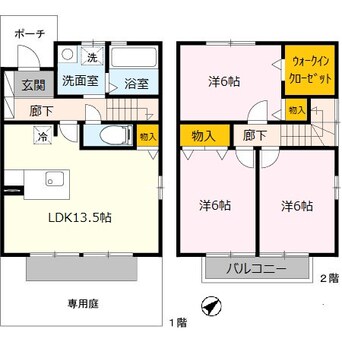 間取図 ロッシェ・コート　Ｃ棟