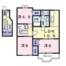 和歌山線/打田駅 徒歩17分 2階 築22年 3LDKの間取り