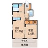 シャーメゾン有本 1LDKの間取り