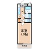 エタニティコートⅡ番館 1Kの間取り
