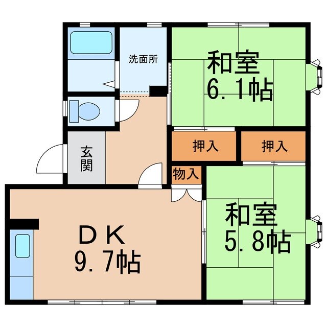 間取り図 フレグランス翠