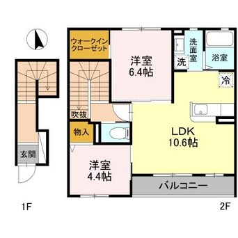間取図 アート・ソレイユ B棟