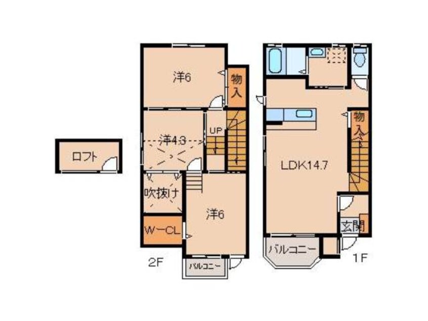 間取図 ヒロハウスＤ